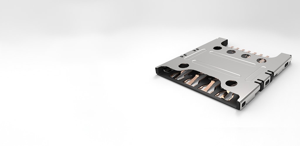 connecteur micro-SIM anti-flambage de 1,18 mm, push-pull